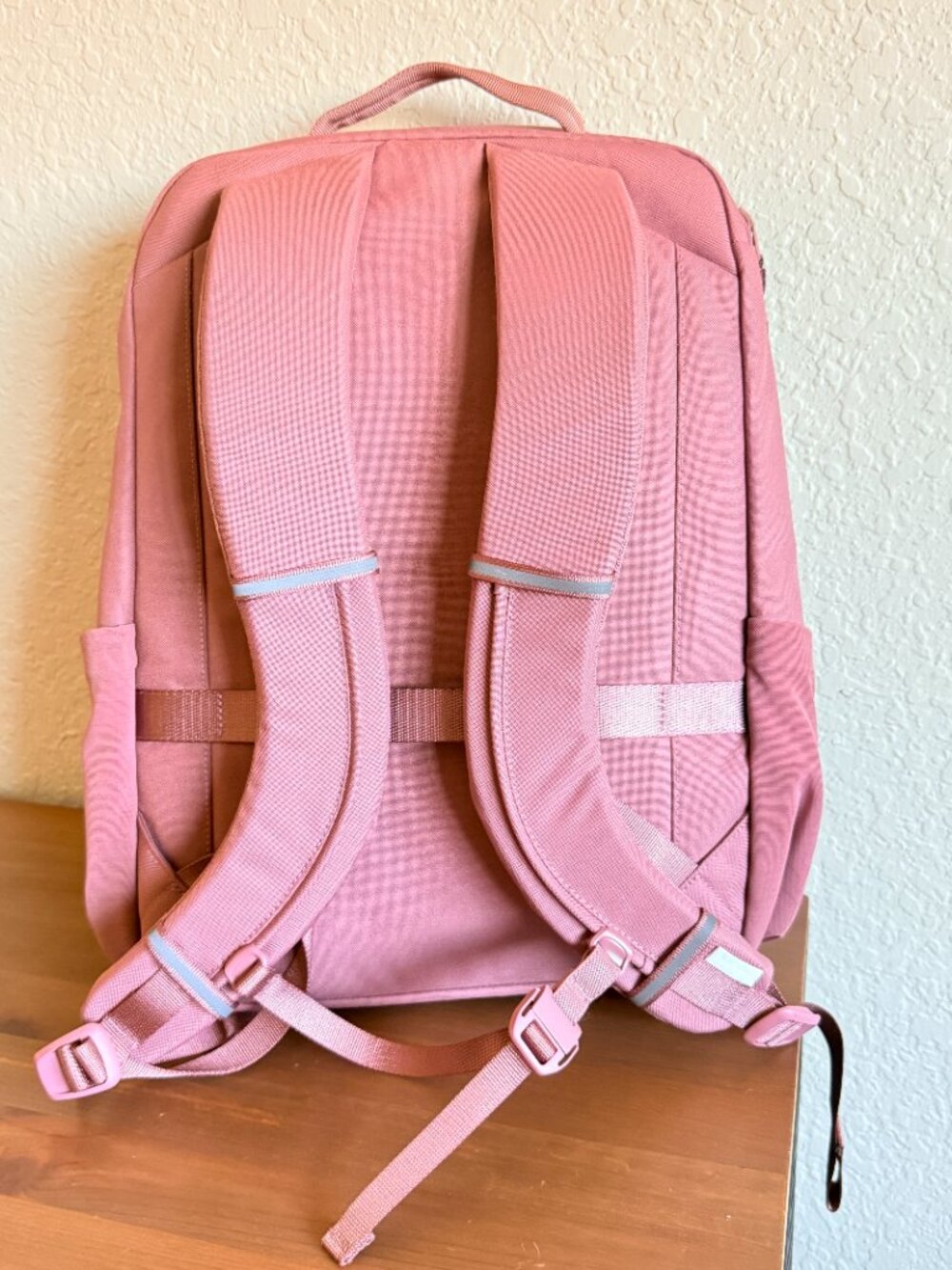 Lululemon Double-Zip Backpack 22L Spiced Chai Pink Laptop Travel Bag - Picture 3 of 11